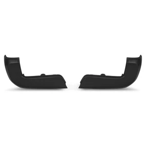 Fit 16-23 Toyota Tacoma Textured Black Rear Bumper Ends w/o Park Sensor Holes - Picture 1 of 6