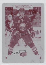 2017-18 Upper Deck Compendium Printing Plate Magenta 1/1 Rasmus Ristolainen s9z