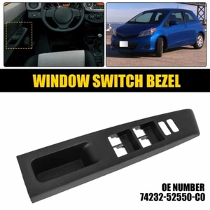 Driver Left Side Door Window Switch Bezel Panel Cover For Toyota Yaris 2012-2014 - Picture 1 of 15