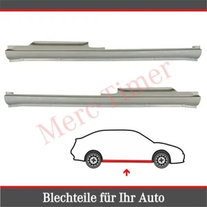 Par de umbrales laterales chapa de reparación para Fiat Doblo 2001-2010 izquierda derecha - Imagen 1 de 7