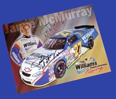 Chevy Hero Nascar 2001 firmado #27 Jamie McMurray Williams Travel Busch Series Foto 1 de 2