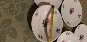 Vintag Knowles China Pink Rose and Leaves - Discontinued Pattern - Picture 1 of 3