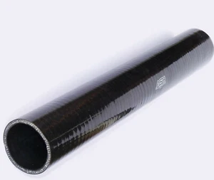 Silikonschlauch, Kühlerschlauch, Kühlmittel, LKK - ID 48mm, SCHWARZ - Imagen 1 de 4