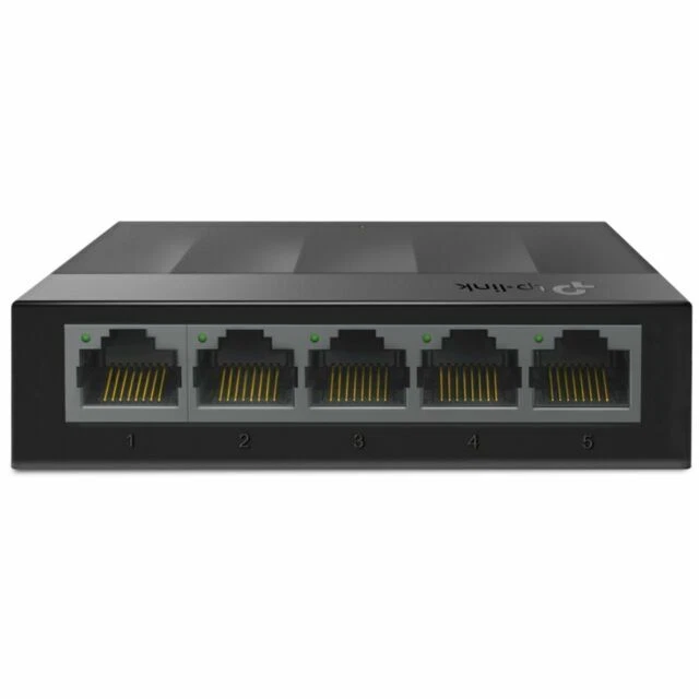 TP-LINK LS1005G 5-Port 10/100/1000Mbps Desktop Switch - Black