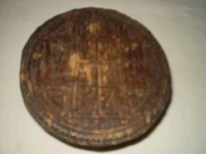 Wooden porphyries for printing sacred signs on ritual bread rare collectibles - Picture 1 of 5