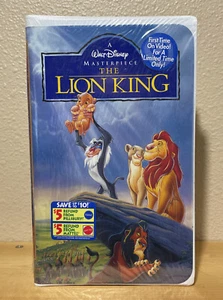 The Lion King (Disney, 1995) VHS Factory Sealed, First Edition, Limited - Picture 1 of 10