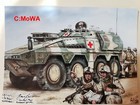 Postkarte (GTK-Boxer-San), Bundeswehr, Sanitätsdienst, german army medical corps