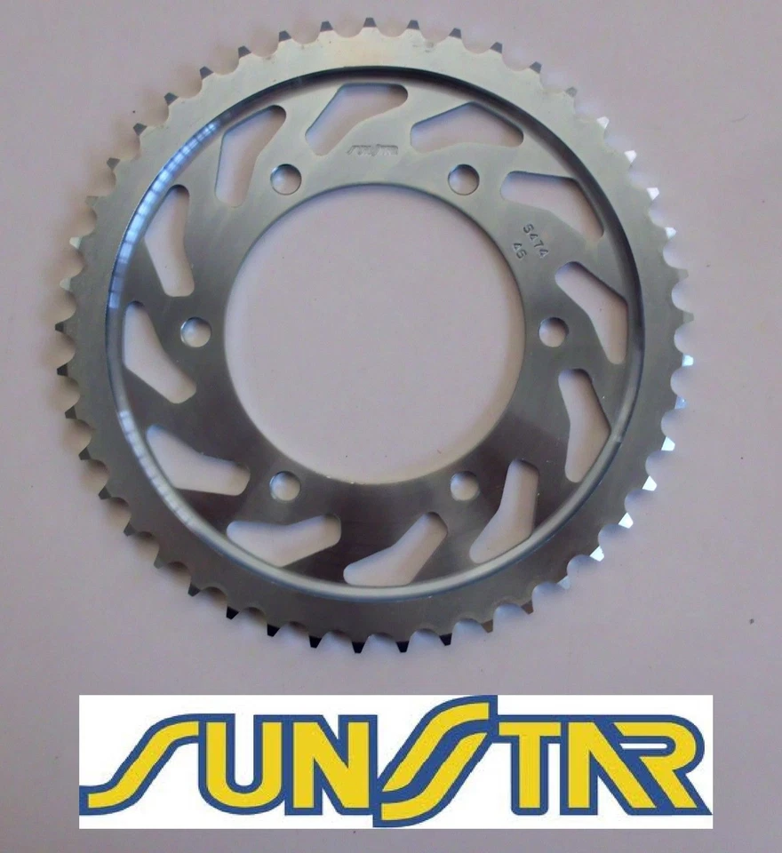 SUNSTAR CORONA ACCIAIO PASSO 530 DENTI 45 per YAMAHA YZF R1 1000 2001 2002 2003 Foto 1 de 1