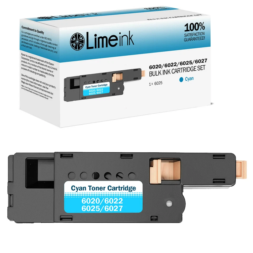 Compatible Toner Cartridges for Xerox WorkCentre 6025 6027 Phaser 6020 6022 - Image 1 of 1