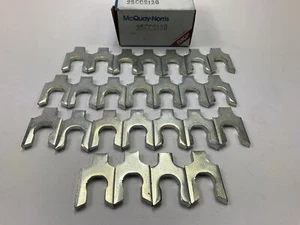 (25) Mcquay-norris CCS118 Alignment Shims, 3/16" Thick, 0.440" Slot Opening - Picture 1 of 3