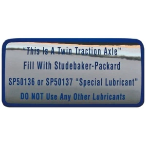Twin Traction Decal | 1963-64 Studebaker Car & Truck including Avanti | 10-001 - Bild 1 von 1
