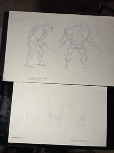 Hulk Versus Wolverine Marvel Animación Arte Conceptual Frank Paur Cómics MT - Imagen 1 de 8