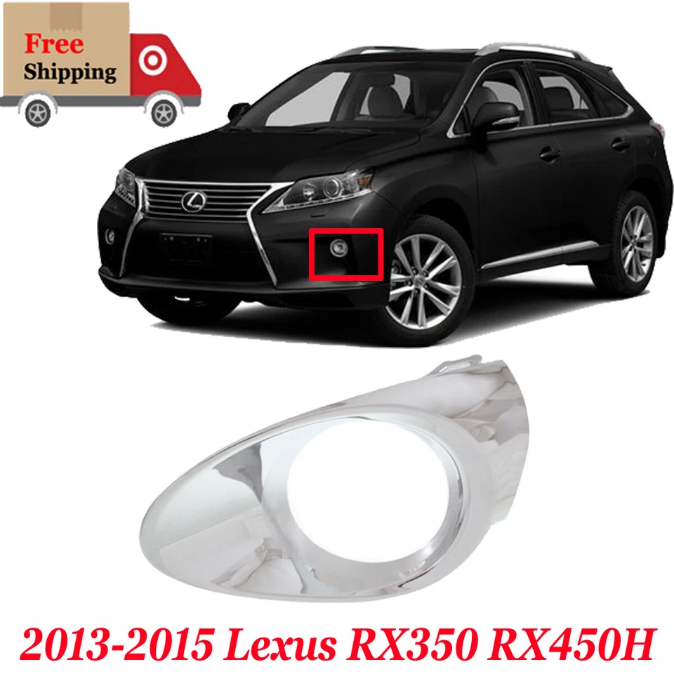 For 2013-2015 Lexus RX350 RX450H New Fog Light Trim Right Side Chrome LX1039105 - Image 1 of 4