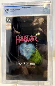 Hellblazer #27 CBCS 9.0 WHITE Gaiman 1st appearance Anthea, Jacko and Shona - Picture 1 of 3