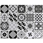 20 Pcs 6x6 in Tile Stickers Waterproof Peel and Stick  Kitchen