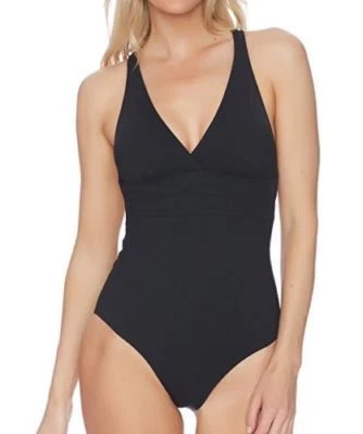Athena Feminino Criss Cross One Piece, Preto, 12 - Imagem 1 de 2