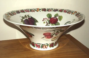 PORTMEIRION Pomona Very Large 15" Centerpiece Footed Fruit Bowl - Picture 1 of 9