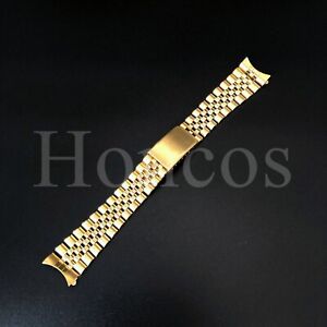 13-22 MM President jubilee Watch Band Bracelet Fits for Rolex Stainless Gold