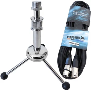 keepdrum MS055 trípode de micrófono + cable de micrófono - Imagen 1 de 4