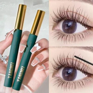 Black Color Mascara Waterproof Eye Lash Curling Volume Silk Eyelash Fiber A6X8 - Bild 1 von 14