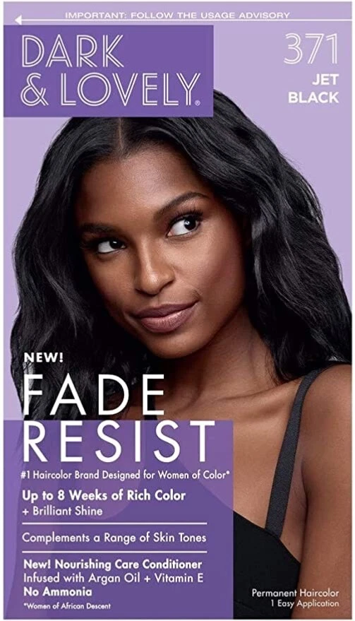 Dark and Lovely Fade Resistant Rich Conditioning Color, No. 371 Jet Black - image 1 of 1