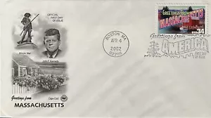 PCS Artcraft 3581 Greeting from America - Massachusetts State Capitol Boston - Bild 1 von 1