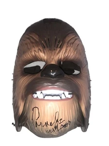 Peter Mayhew Chewbacca signierte signierte Star Wars Maske - Bild 1 von 4