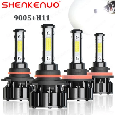 For Kenworth T370 T680 2013-2023 LED Headlight High Low Beam Bulbs Bright White - Image 1 of 4