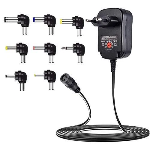 SoulBay 15W Alimentatore Universale DC 3V 4.5V 5V 6V 7.5V 9V 1500mA 12V (E9v) - Immagine 1 di 1
