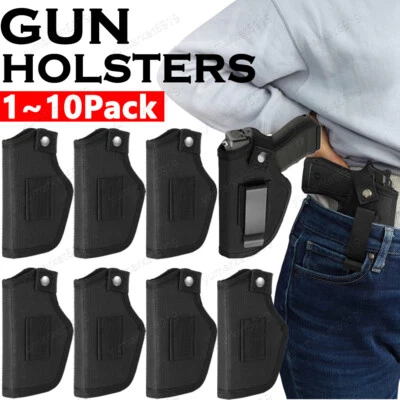 Gun Holster Tactical Concealed Carry Left/righ Hand Pistol IWB OWB Universal LOT - Image 1 of 4