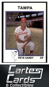 Pete Carey 1987 ProCards #1320  Tampa Tarpons