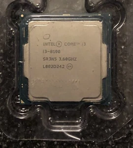 Intel Core i3-8100 SR3N5 8th Gen 3.60GHz Desktop Processor - Picture 1 of 1