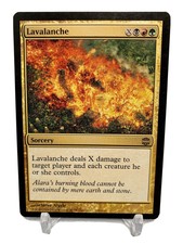 MTG Card. Lavalanche Rare - Alara Reborn