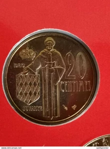 20 CENTIMES 1995 MONACO - FDC - SCELLEE ISSUE DU COFFRET - Picture 1 of 1