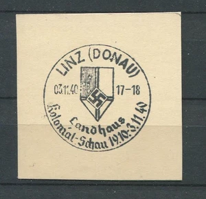 German Reich WW II : Better fancy cancel from 1940 - Linz - Picture 1 of 1