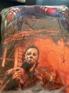 Fleece blanket Michael Myers Freddy krueger Halloween nightmare on  Elm Street - Picture 1 of 5