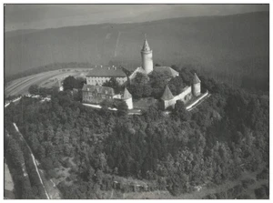 ZZ-2891/Leuchtenburg Sideroda bei Kahla foto imagen aérea 18 x 13 cm aprox. 1938 - Imagen 1 de 2