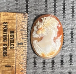 Antique Finely Carved women Bust Cameo For Brooch Or Pendant … - Picture 1 of 5