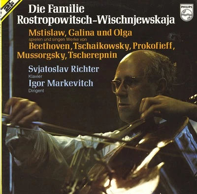 2LP Philips ROSTROPOVICH Family TCHAIKOVSKY PROKOFIEV MUSSORGSKY TSCHEREPNIN NM - Image 1 of 3