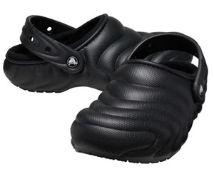 Nuevo Adorable Crocs Clásico Forrado Sobre Hinchado Zueco Zapatos Para Mujer Talla 7 ¡NUEVO CON ETIQUETAS! - Imagen 1 de 6