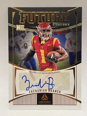 2024 Luminance NIL Future Signatures Zachariah Branch Auto Foto 1 de 2