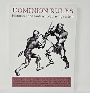 Dominion Rules RPG system Historical Mediaeval Fantasy Easy Generic  v3.1.1 - Picture 1 of 12