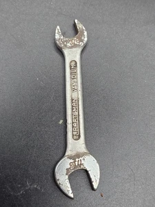 Vintage 8.5" Long Craftsman Vanadium Double Open End Wrench #1031 7/8 25/32, USA - Picture 1 of 6