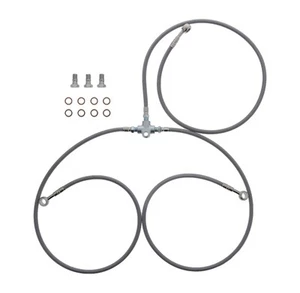 Front Brake Line fits Yamaha YFZ450R YFZ 450 R 2009 - 2011 3" Stainless - Foto 1 di 5