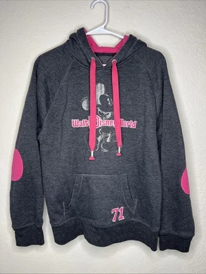Disneyland Resort Women's XXL Hoodie Sweatshirt 55th Anniversary Gray/Pink - Image 1 of 4