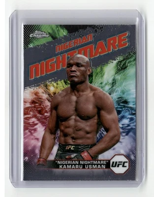 2024 Topps Chrome UFC #AKA-10 Kamaru Usman “Nigerian Nightmare” AKA - Image 1 of 2