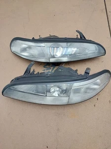 JDM 93-95 Toyota Sprinter Trueno GT-APEX AE101 Headlight RH LH Set Genuine - Picture 1 of 21