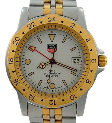 Tag Heuer 40mm Men's Two Tone Professional 1500 Series GMT Watch Ref: 155.706! - Image 1 of 4