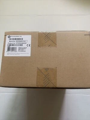 HP A7E32AA Black Portable 90W Parallel DVI 4 USB3.0 Port Docking Station for HP - Image 1 of 4