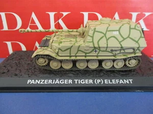 Die cast 1/72 Modellino Carro Armato Tank Panzerjager Tiger (P) Elefant Abt. 654 - Foto 1 di 5
